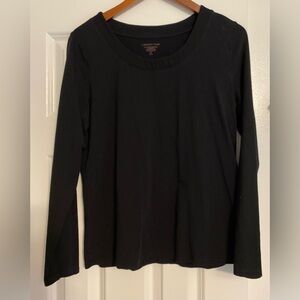 Coldwater Creek women’s long sleeve shirt, black, size M